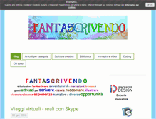 Tablet Screenshot of fantascrivendo.com